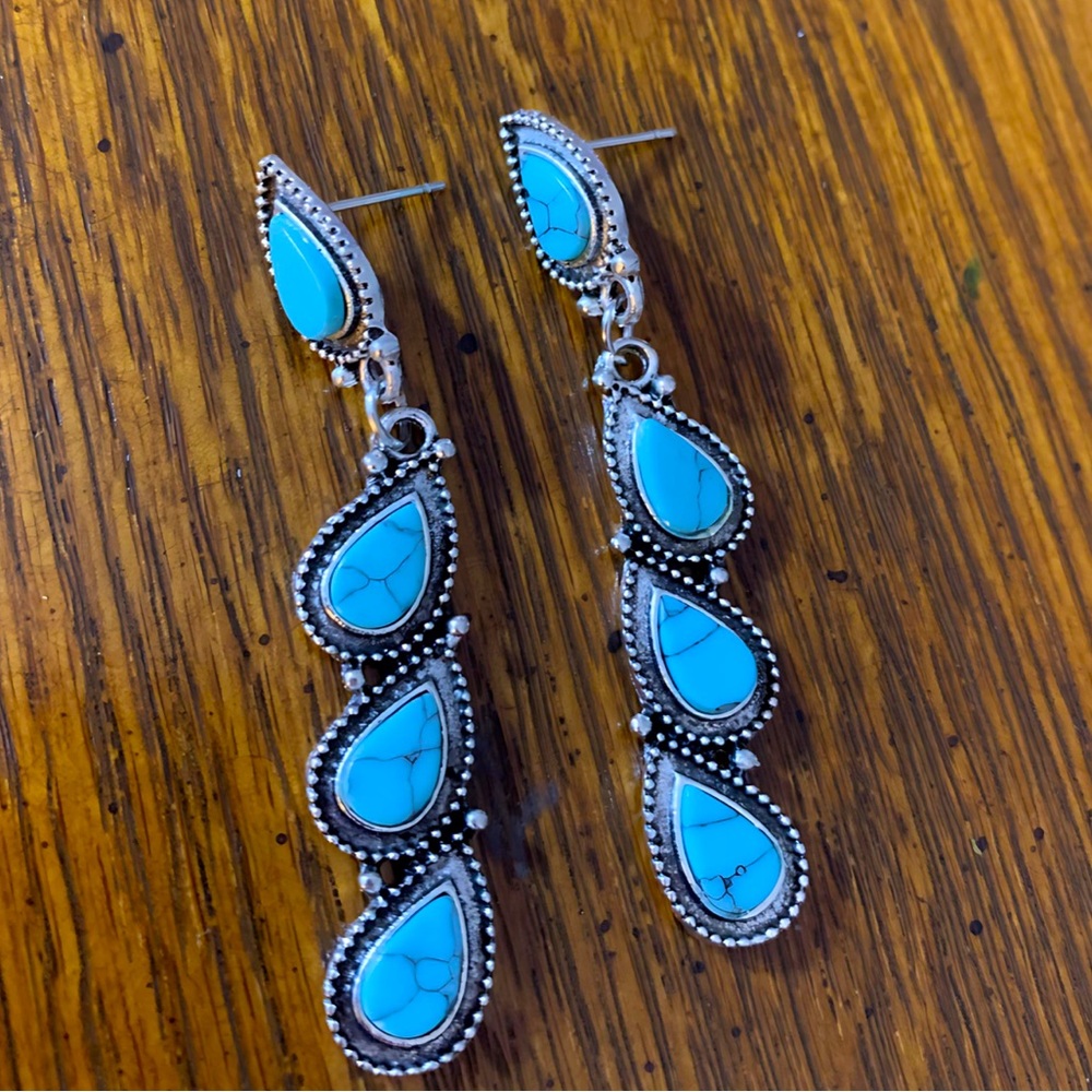 Turquoise Dangle Earrings